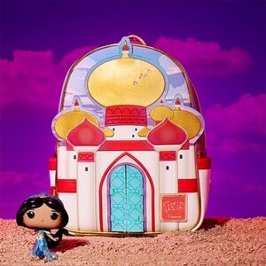Loungefly Disney Aladdin LE Backpack and Jasmine Pop!